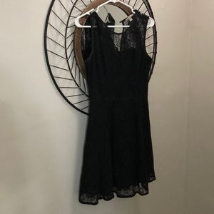 Banana Republic black Lacey cocktail dress